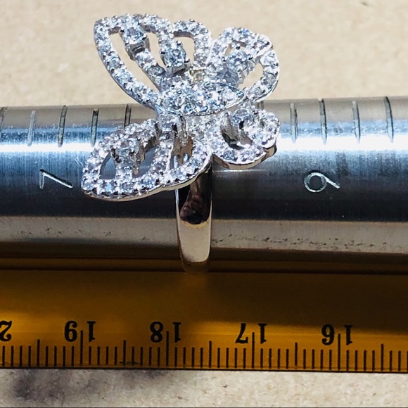 CZ Butterfly Ring - Picture 7 of 8